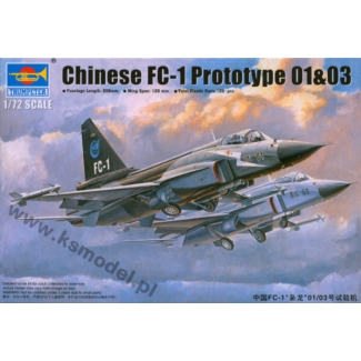 Trumpeter 01658 Chinese FC-1 Prototype 01 & 03 (1:72)