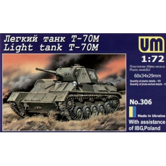 Unimodels 306 Light tank T-70M (1:72)