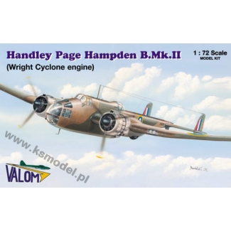 Valom 72066 Handley Page Hampden B.Mk.II (motor Wright Cyclone) (1:72)