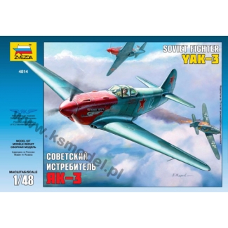 Zvezda 4814 Soviet Fighter Yak-3 (1:48)