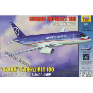 Zvezda 7009 Sukhoi Superjet 100 (1:144)