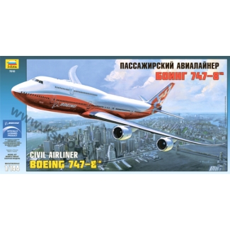 Zvezda 7010 Boeing 747-8 (1:144)