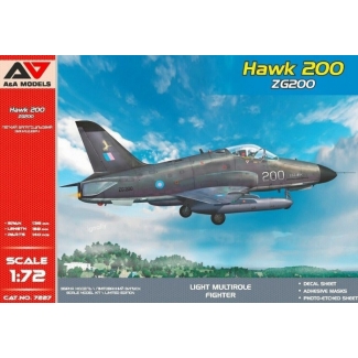 Hawk 200 light multirole fighter (reg ZG200) (1:72)