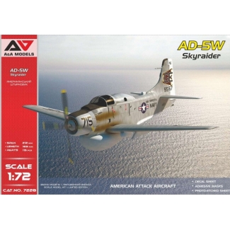 AD-5W attack aircraft (USAF - 3 camo schemes) (1:72)