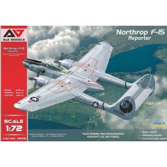 Northrop F-15A "Reporter" recon.aircraft ( 3 liveries) (1:72)