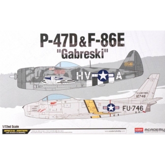 Academy 12530 P-47D & F-86E "Gabreski" (1:72)