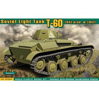 ACE 72541 Soviet Light Tank T-60 (GAZ prod. m.1942) (1:72)