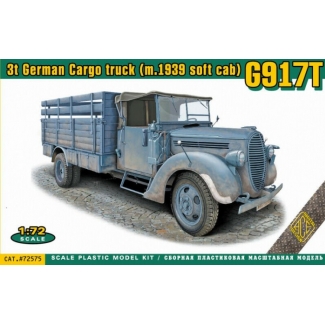 ACE 72575 3t German Cargo truck (m.1939 soft cab) G917T (1:72)