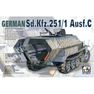 AFV Club 35078 German Sd.Kfz.251/1 Ausf.C (1:35)