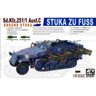 AFV Club 35091 Sd.Kfz.251/1 Ausf.C Stuka Zu Fuss (1:35)