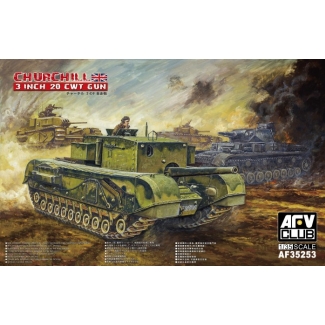 AFV Club 35253 Churchill 3 inch 20 CWT Gun (1:35)