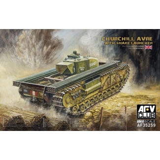 AFV Club 35259 Churchill AVRE with Snake Launcher (1:35)