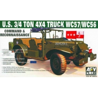 AFV Club 35S16 U.S. ¾ ton 4x4 Truck WC57 / WC56 command car (1:35)