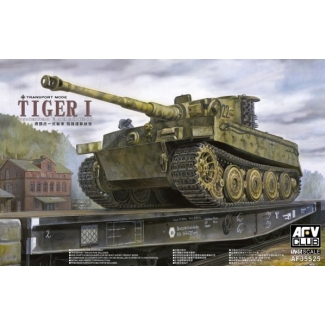 AFV Club 35S25 Pz.Kpfw VI "Tiger" Ausf.E late (Transport Mode) (1:35)