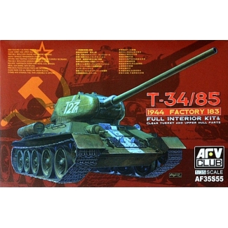 AFV Club 35S55 T-34 / 85 1944 Factory 183 ( Full Interior Kit) (1:35)