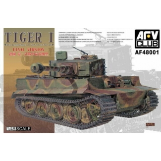 AFV Club 48001 Panzerkampfwagen VI Ausf.E Tiger I late + Zimmerit (1:48)