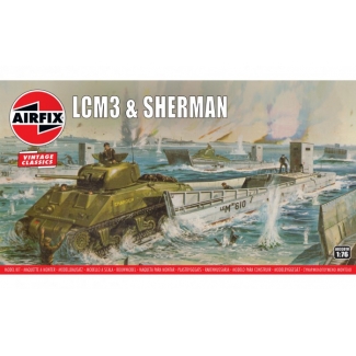 Airfix 03301V LCM3 & Sherman Vintage Classics (1:76)