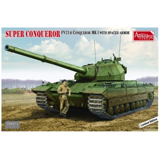 Amusing Hobby 35A013 Super Conqueror FV214 Conqueror MK I with Spaced Armor (1:35)