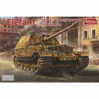 Amusing Hobby 35A033 Elefant Schwerrer Jagdpanzer Sd.kfz.184 Full interior (1:35)