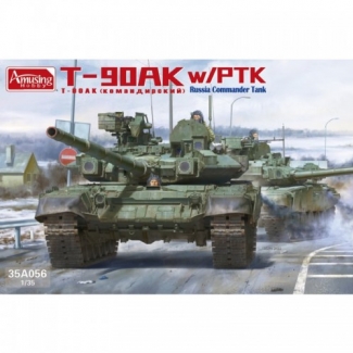 Amusing Hobby 35A056 T-90AK w/PTK Russia Commander Tank (1:35)