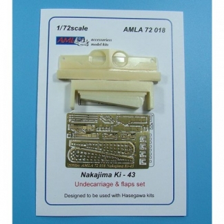 AML A72018 Nakajima Ki 43 I,II,III / Undercarriage & flaps set: Waloryzacja (1:72)