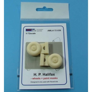 AML A72039 H.P.Halifax - wheels + paint masks: waloryzacja (1:72)