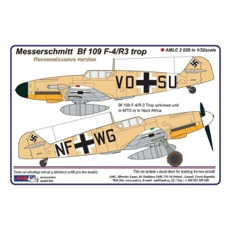 AML C2029 Messerschmitt Bf 109 F-4/R3 reconnaissance (Aufklärer) (1:32)