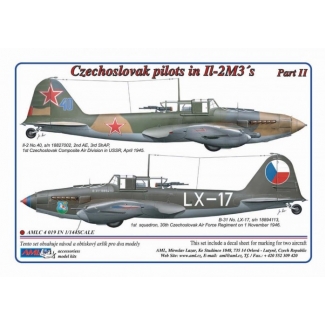 AML C4019 Czechoslovak pilots in Il-2M3´s, Part II (1:144)