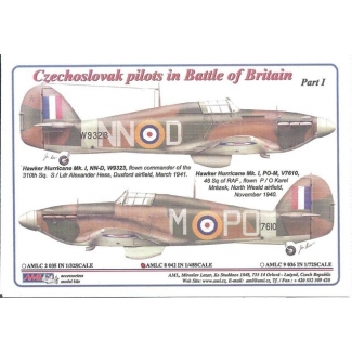 AML C8042 Czechoslovak pilots in Battle of Britain Part I (1:48)