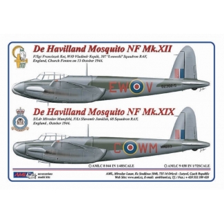 AML C8044 Mosquito NFXII / NFXIX ( 307Sq RAF & 68Sq RAF ) (1:48)