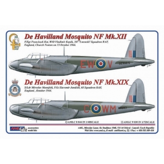 AML C9038 Mosquito NFXII / NFXIX (307Sq RAF & 68Sq RAF) (1:72)