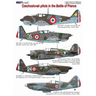 AML D72054 Czechoslovak pilots in the Battle of France (1:72)