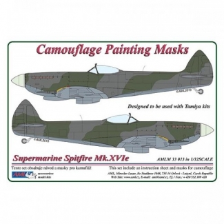 AML M33013 Supermarine Spitfire Mk.XVIe - Camouflage Painting Masks (1:32)
