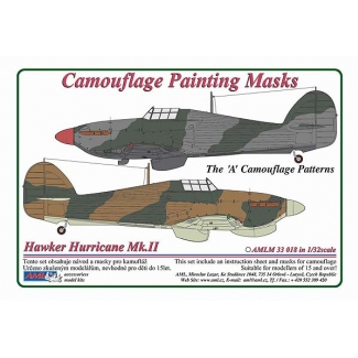 AML M33018 Hawker Hurricane Mk.II The "A" Camouflage Patterns (1:32)