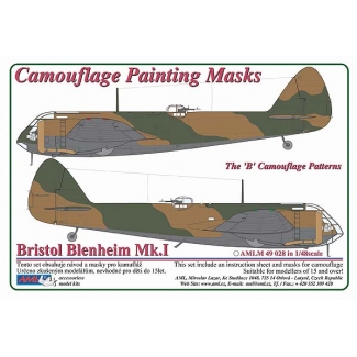 AML M49028 Bristol Blenheim Mk.I - The "B" Camouflage Patterns (1:48)