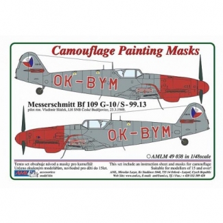 AML M49038 Messerschmitt Bf 109G-10/S.99 OK-BYM – Czech Police version (1:48)