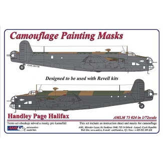 AML M73024 Handley Page Halifax Mk.II - Camouflage Painting Masks (1:72)