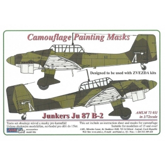 AML M73031 Junkers Ju 87B-2 - Camouflage Painting Masks (1:72)