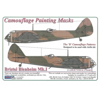 AML M73032 Bristol Blenheim Mk.I "B" Camouflage Patterns (1:72)