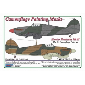 AML M73039 Hawker Hurricane Mk.II  The "A" Camouflage Patterns (1:72)