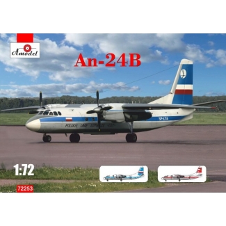 Amodel 72253 An-24B LOT & Interflug (1:72)