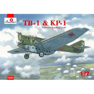 Amodel 72351 TB-1 & KP-1 Airborne Landing Aircraft (1:72)