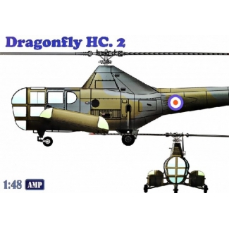 AMP 48003 Westland Dragonfly HC.2 Rescue Helicopter (1:48)