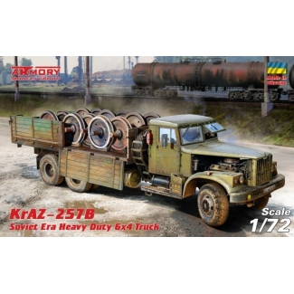 Armory Model Group AR72451 KrAZ-257B Soviet Era Heavy Duty 6x4 cargo truck (1:72)