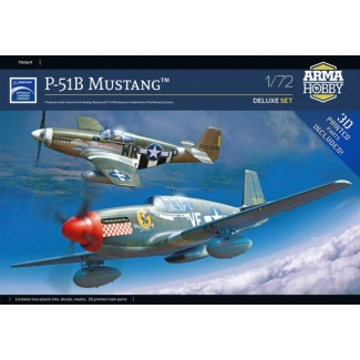 Arma Hobby 70069 P-51 B Mustang ™ Deluxe Set (2 modele) (1:72)