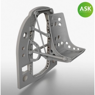 ASK A72033 A6M bulkhead with seat in middle position - for Tamiya (1:72)