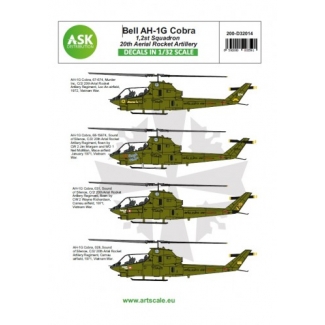 ASK D32014 Bell AH-1G Cobra 20th Aerial Rocket artilery part 1 (1:32)
