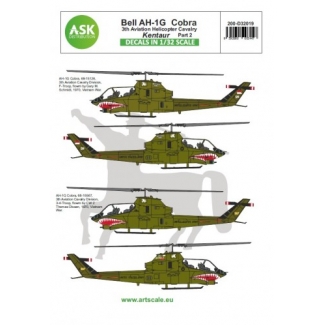 ASK D32019 Bell AH-1G Cobra Kentaur 3th Aviation helicopter cavalry part 2 (1:32)