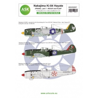 ASK D32057 Nakajima Ki-84 Hayate (Frank) part 7 - ROCAF and PLAAF (China / Taiwan) (1:32)