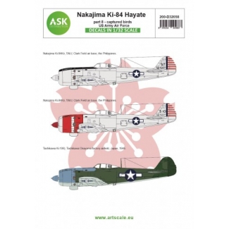 ASK D32058 Nakajima Ki-84 Hayate (Frank) part 8 - Captured by US Army Air Force (1:32)